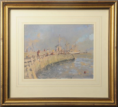 Lot 606 - Geoffrey Chatten (1938-2025), Fishing off the...