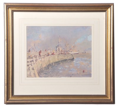Lot 606 - Geoffrey Chatten (1938-2025), Fishing off the...