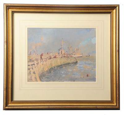 Lot 606 - Geoffrey Chatten (1938-2025), Fishing off the...