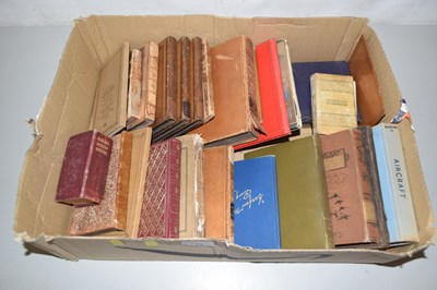 Lot 149 - One box of books to include leather bound