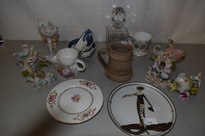 Lot 214 - Mixed Lot: Various continental porcelain...