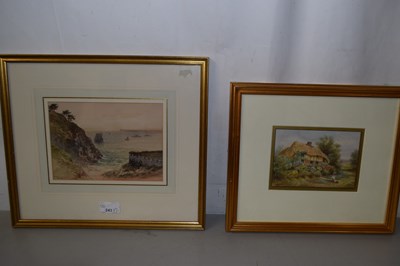 Lot 243 - W H Cook study of  Torquay Bay and a further...