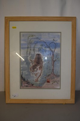 Lot 247 - James Tillet contemporary water colour study...