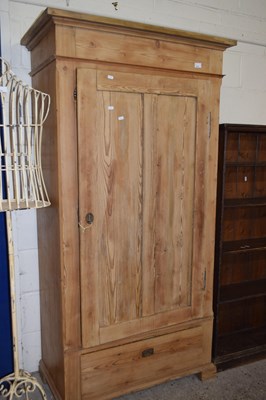 Lot 259 - A Victorian pine single door single drawer...