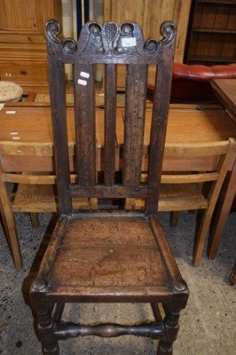 Lot 294 - 18th Century oak chair