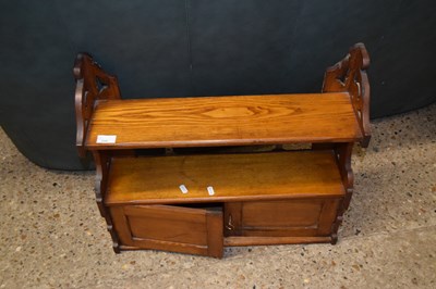 Lot 296 - A late 19th Century wall mounted shelf