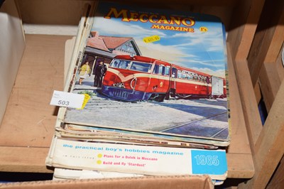 Lot 503 - Meccano Magazine and others