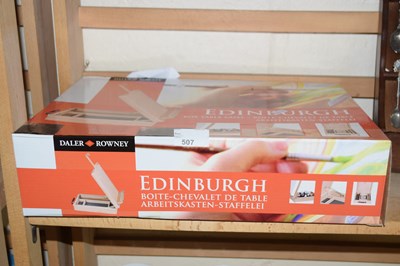 Lot 507 - An Edinburgh box table easel