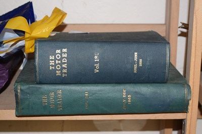 Lot 520 - Two volumes of The Motor Trader 1950 and 1965