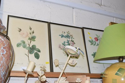 Lot 543 - A set of three floral prints