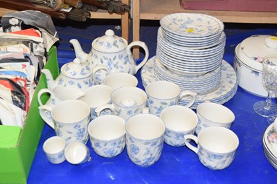 Lot 548 - Quantity of "Bristol Blue" table ware