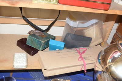 Lot 560 - Mixed Lot: Quantity of old deeds, costume...