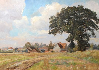 Lot 604 - Geoffrey Burrows (1934-2023), "Lilac Farm",...