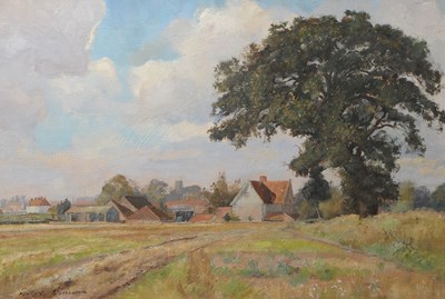 Lot 604 - Geoffrey Burrows (1934-2023), "Lilac Farm",...