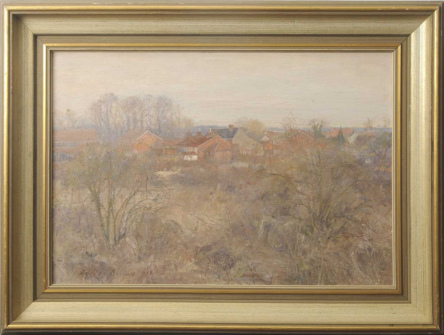 Lot 602 - Geoffrey Burrows (1934-2023), "Abbey Field, St....