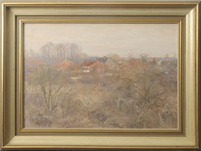 Lot 602 - Geoffrey Burrows (1934-2023), "Abbey Field, St....