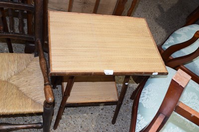 Lot 336 - A Victorian bamboo two tier occasional table