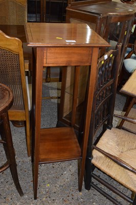 Lot 339 - An Edwardian mahogany two tier plant stand