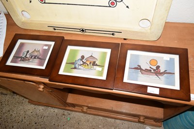 Lot 375 - A group of three small 20th Century studies of...