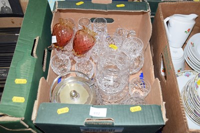 Lot 612 - Assorted cut glass