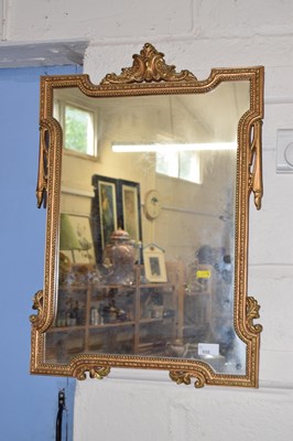Lot 658 - Gilt framed wall mirror
