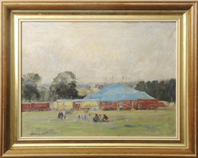 Lot 613 - Geoffrey Burrows (1934-2023), "The Circus in...