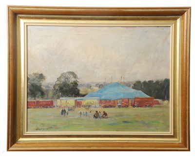 Lot 613 - Geoffrey Burrows (1934-2023), "The Circus in...