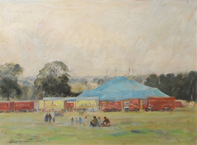Lot 613 - Geoffrey Burrows (1934-2023), "The Circus in...