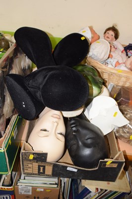 Lot 674 - Mannequin heads