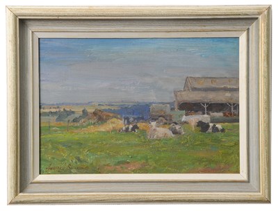 Lot 657 - Geoffrey Burrows (1934-2023), "French Cattle,...