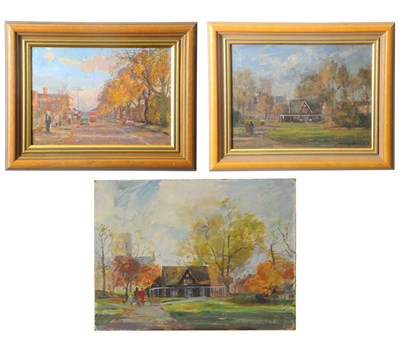 Lot 616 - Geoffrey Burrows (1934-2023), "Autumn Sunshine,...