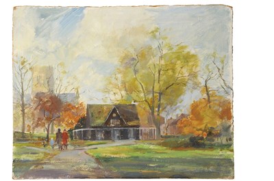 Lot 616 - Geoffrey Burrows (1934-2023), "Autumn Sunshine,...