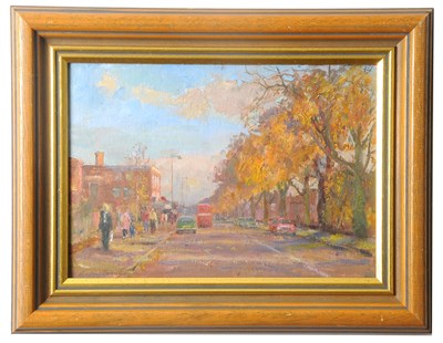 Lot 616 - Geoffrey Burrows (1934-2023), "Autumn Sunshine,...
