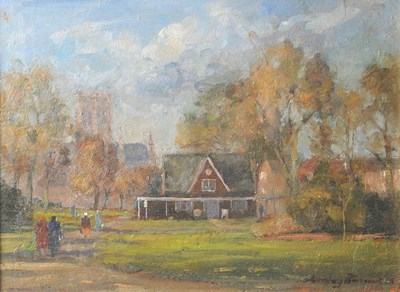 Lot 616 - Geoffrey Burrows (1934-2023), "Autumn Sunshine,...