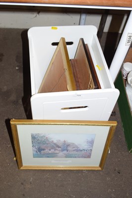 Lot 709 - Box of assorted pictures