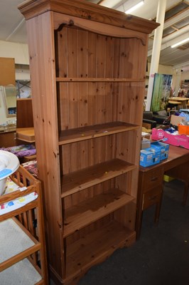 Lot 747 - Pine bookcase