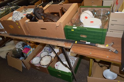 Lot 758 - An antler handled walking stick
