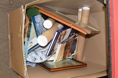 Lot 773 - One box of various Norfolk decorated wall...