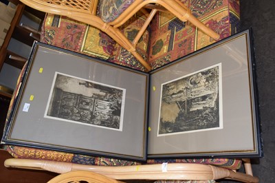Lot 783 - A pair of monochrome prints from the...