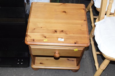 Lot 806 - Pine bedside cabinet