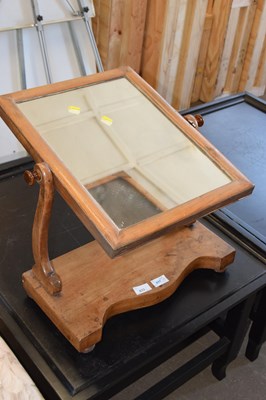 Lot 833 - A Victorian dressing table mirror