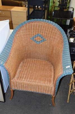 Lot 837 - A wicker chair