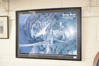 Lot 850 - Daily Mail coloured print Concorde The Final...