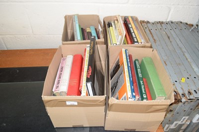 Lot 859 - Four boxes of books of railway interest
