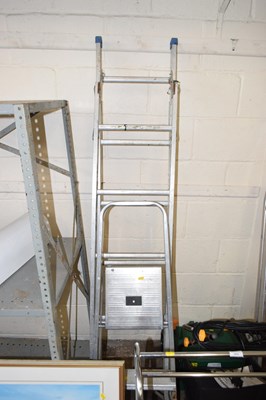 Lot 865 - Two aluminium stepladders