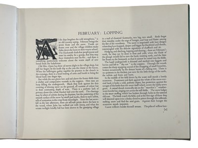Lot 111 - Clare Leighton. The Farmer’s Year A Calendar...