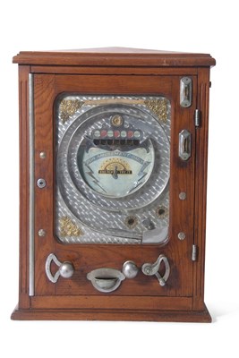 Lot 467 - An early 20th Century penny slot machine, the...