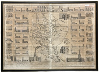 Lot 1056 - J CORBRIDGE: CITY OF NORWICH. 'This mapp of...