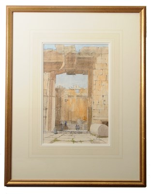 Lot 667 - Ken Bizon (British, b.1927), "Temple of Bachus,...