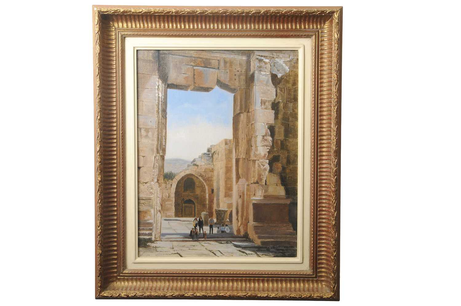 Lot 663 - Ken Bizon (British, b.1927), "The Great Temple...